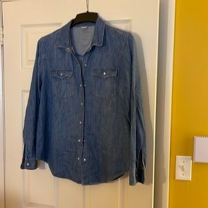 Denim blouse by Old Navy